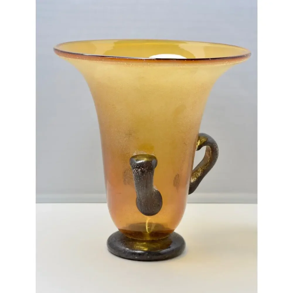 Roman Amphora Tuscan Venetian Murano Art Glass 